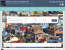 Tablet Screenshot of betterhomesinnashville.net